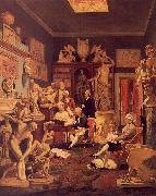  Johann Zoffany Charles Towneley's Library in Park Street Spain oil painting reproduction